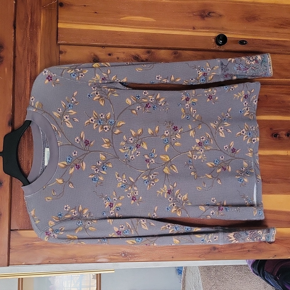 Long sleeve Henley thermal